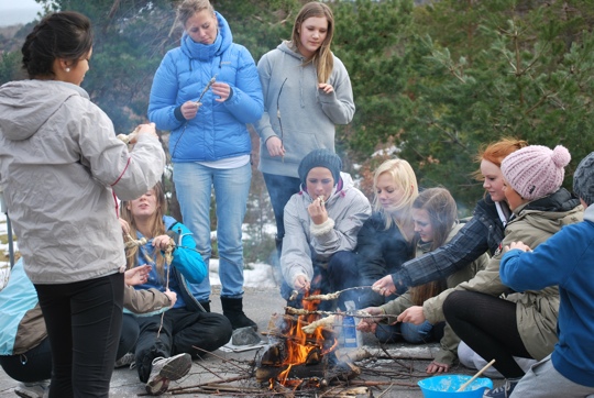 Campfire Breadmaking 1