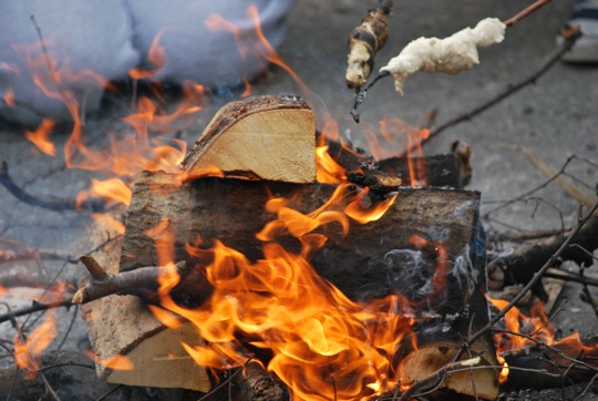 Campfire Breadmaking 4
