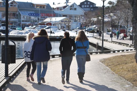Walking in Grimstad
