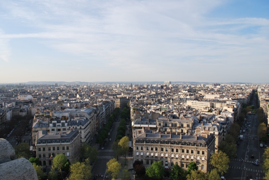 Paris from L'Arc de Triomphe