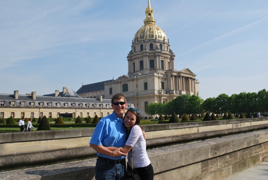 Anne and Brian at Les Invalides
