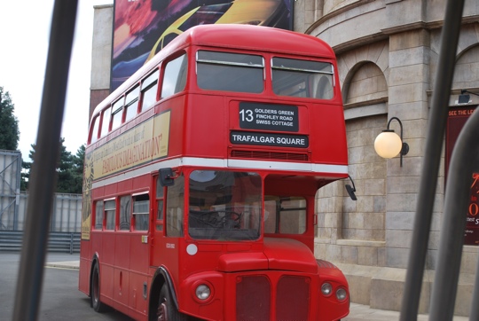 London Bus Prop at Euro Disney